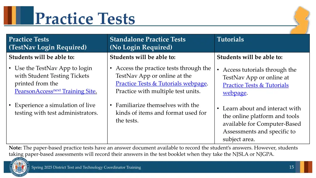 practice tests