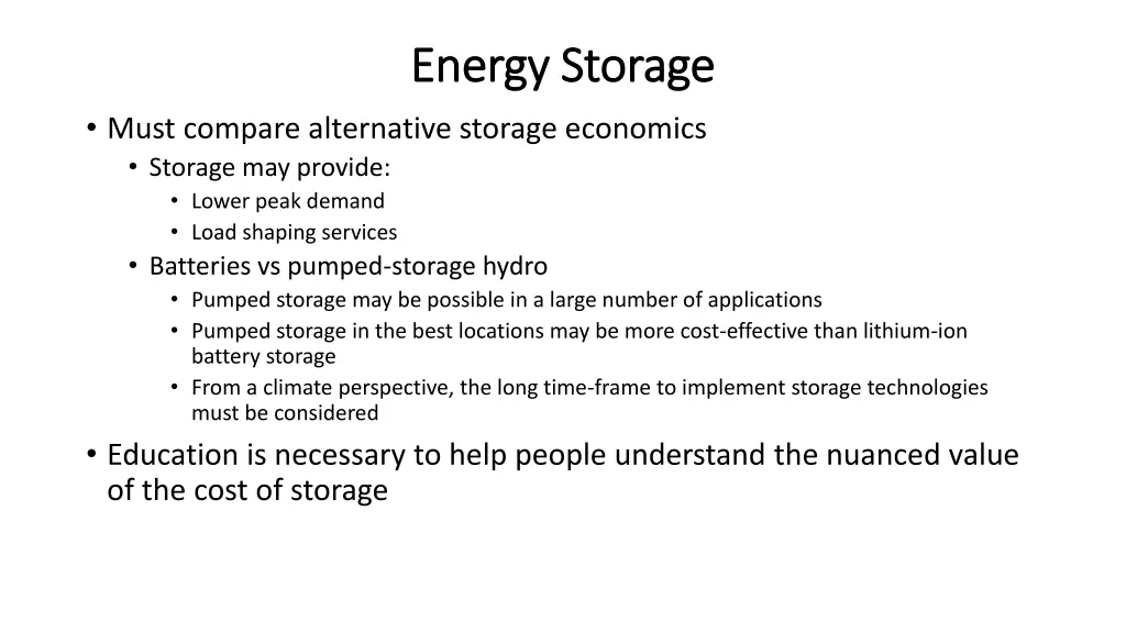 energy storage energy storage
