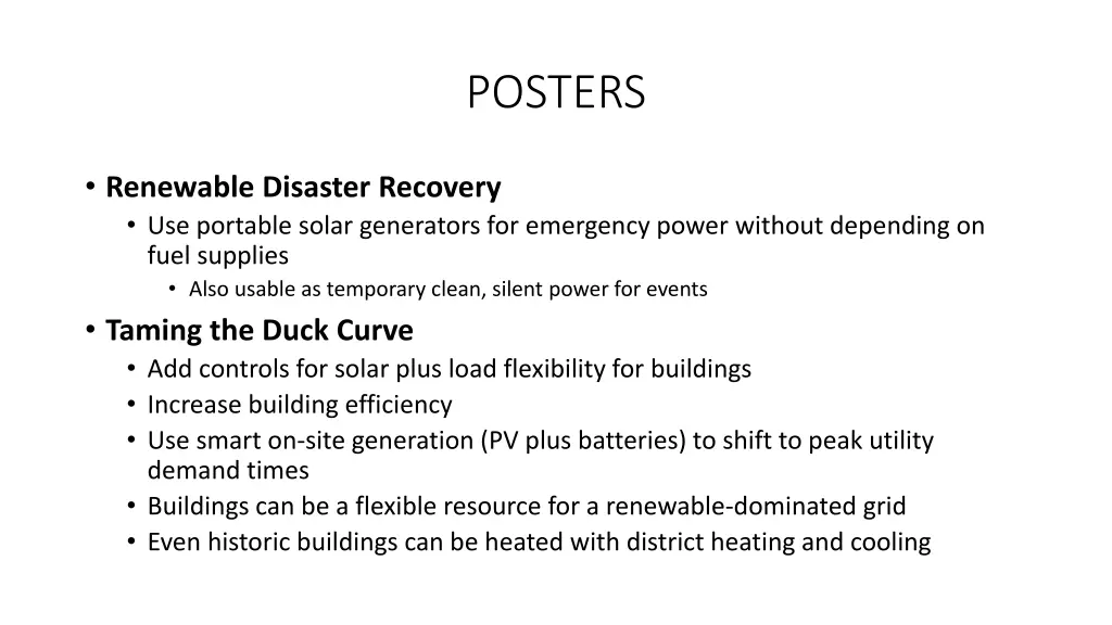 posters