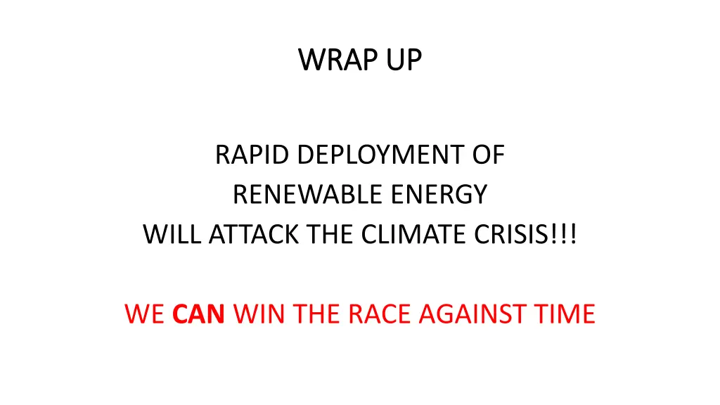 wrap up wrap up