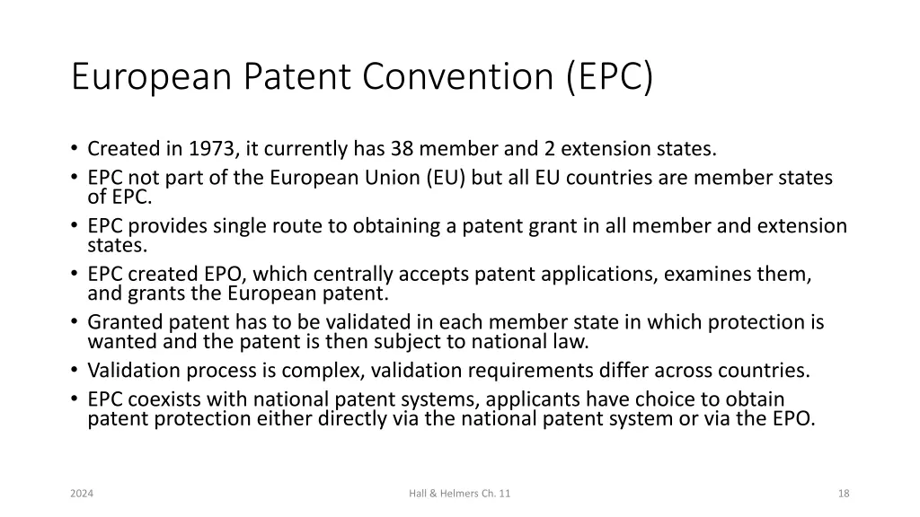 european patent convention epc