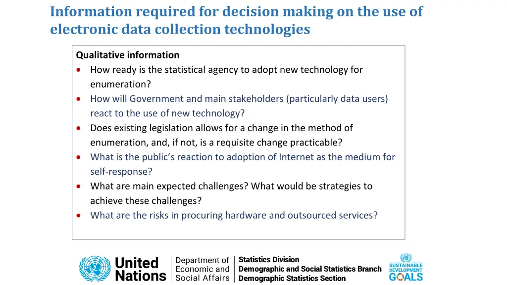 information required for decision making 1