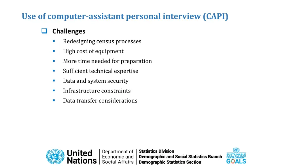 use of computer assistant personal interview capi 1