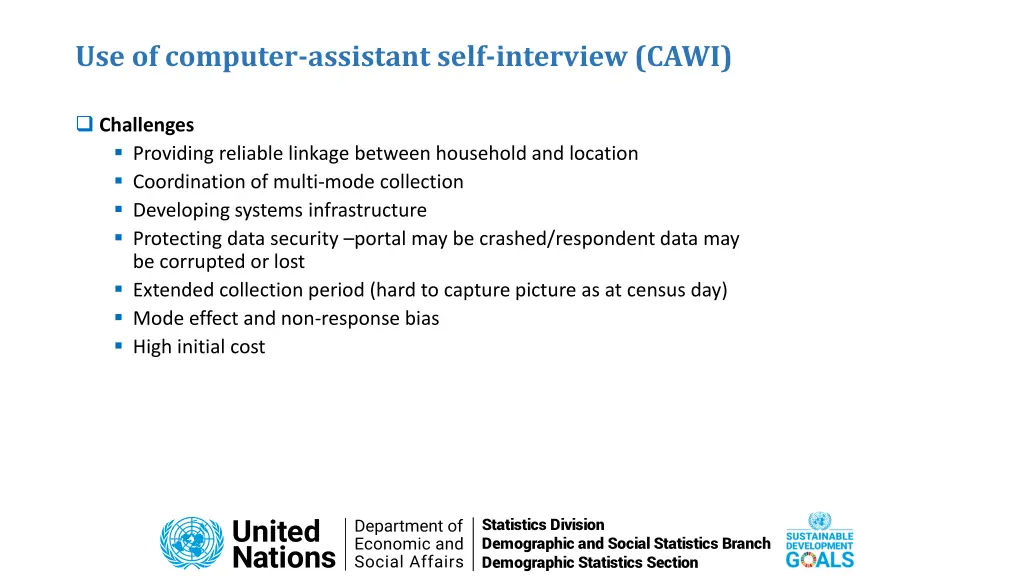 use of computer assistant self interview cawi 1