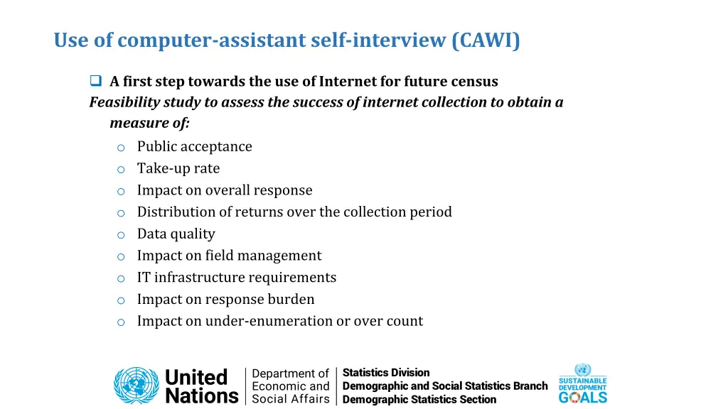 use of computer assistant self interview cawi 3