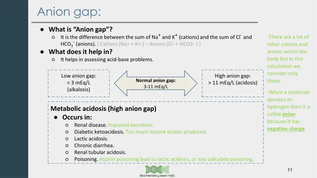 anion gap