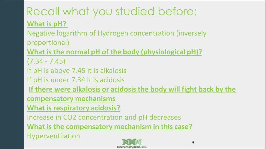 recall what you studied before what