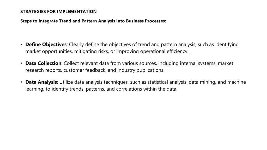 strategies for implementation