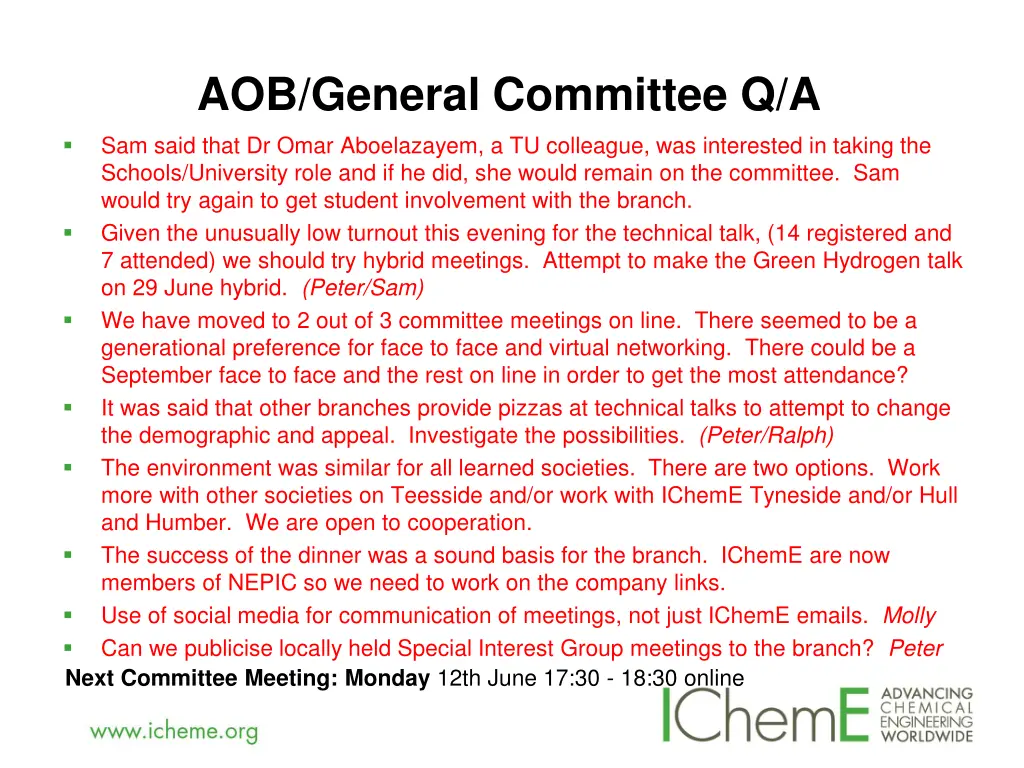 aob general committee q a sam said that dr omar