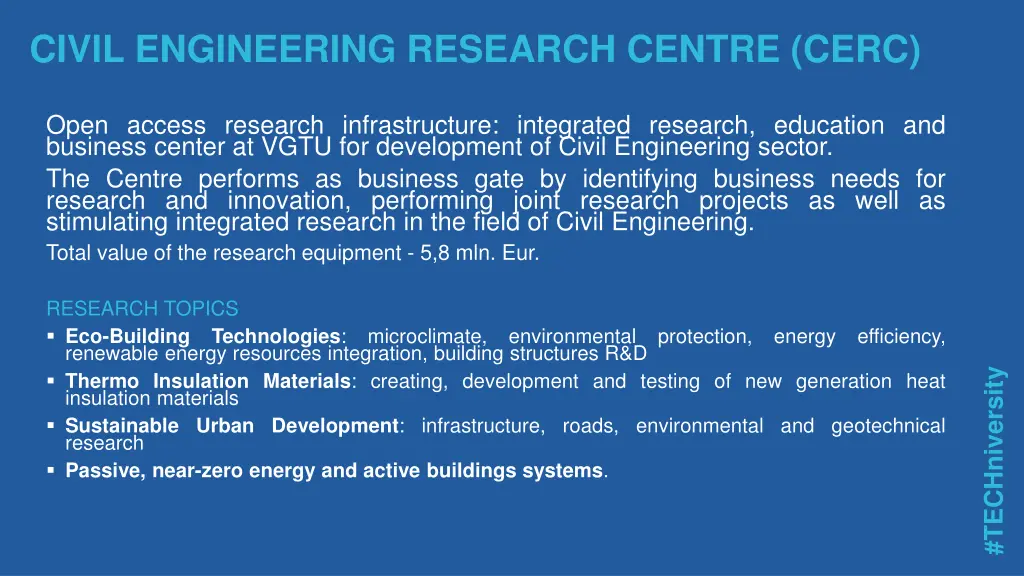 civil engineering research centre cerc