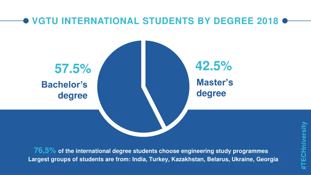 vgtu international students by degree 2018