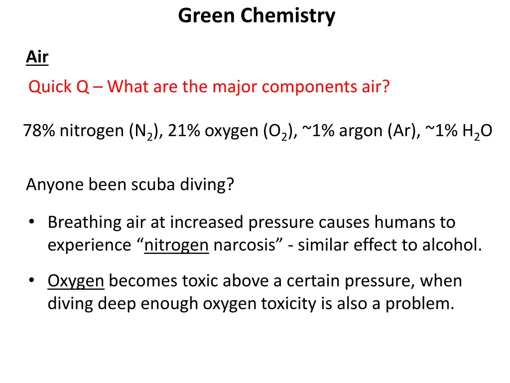 green chemistry 15