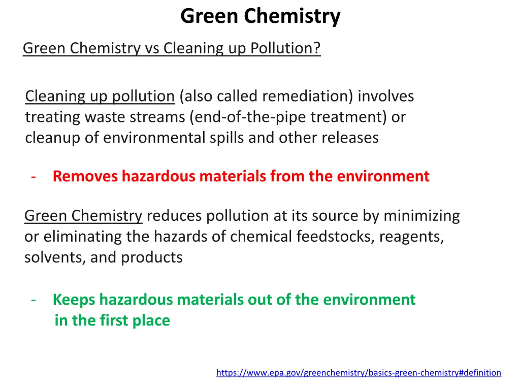 green chemistry 23