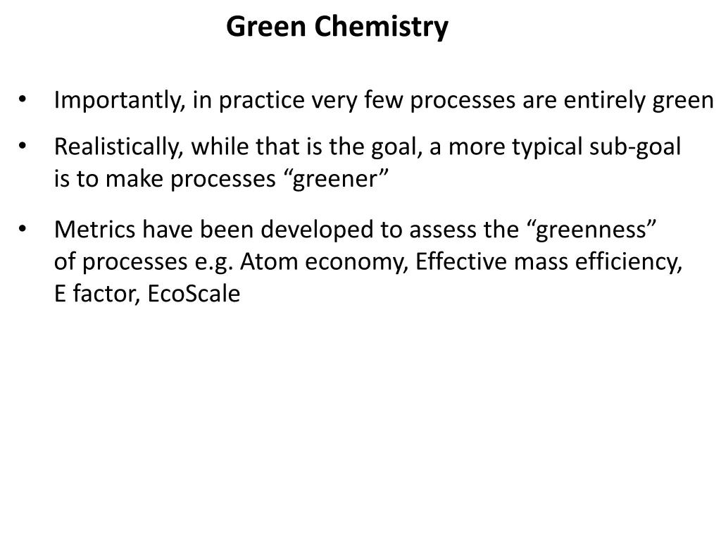 green chemistry 25