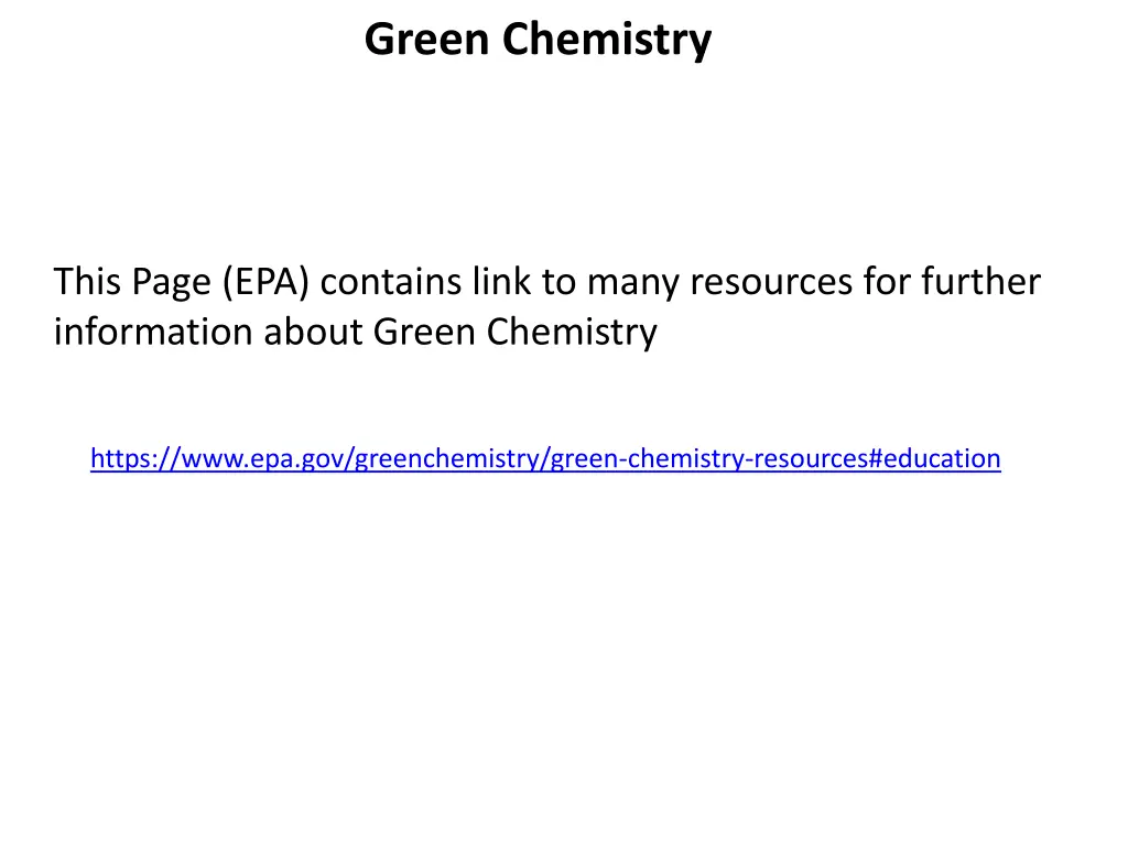 green chemistry 26