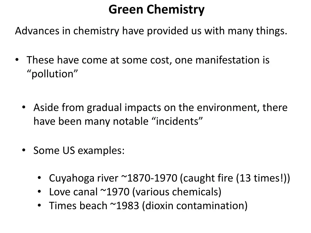 green chemistry 9