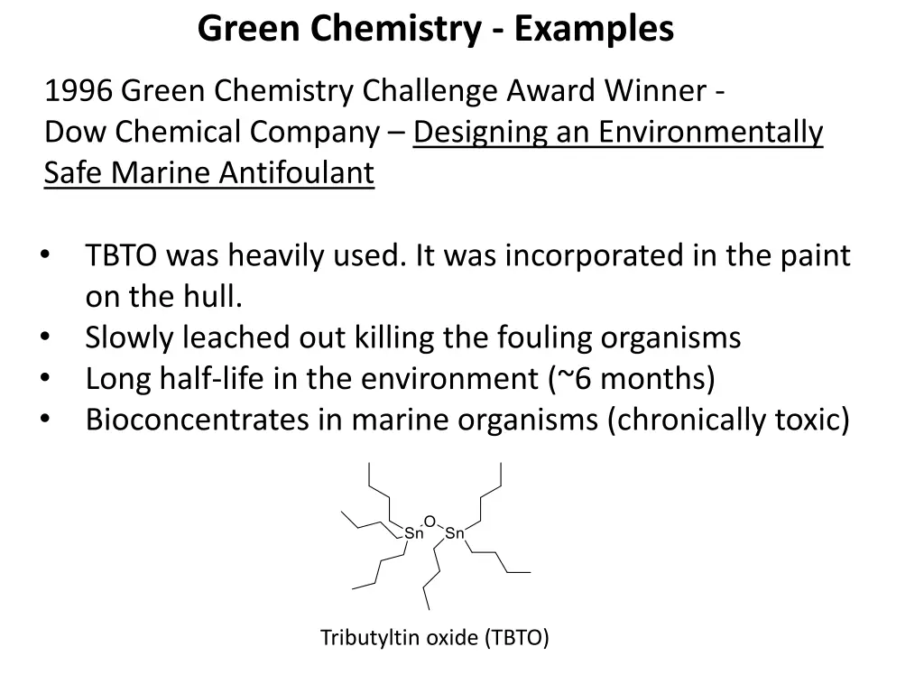 green chemistry examples 1
