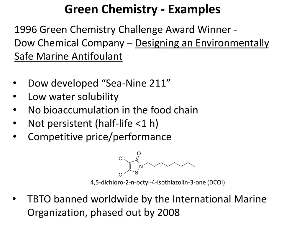 green chemistry examples 2