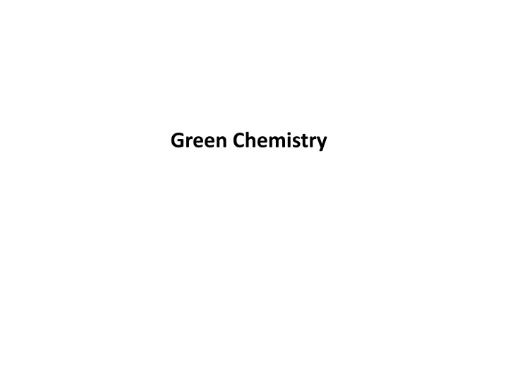 green chemistry