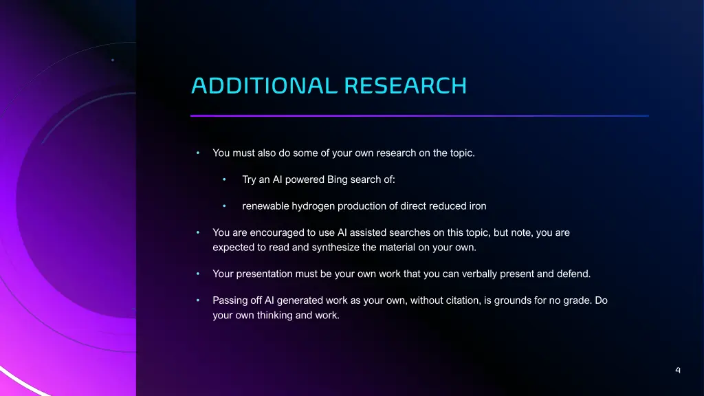 additional research
