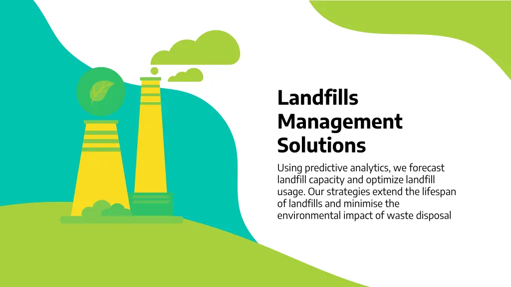 landfills management solutions using predictive