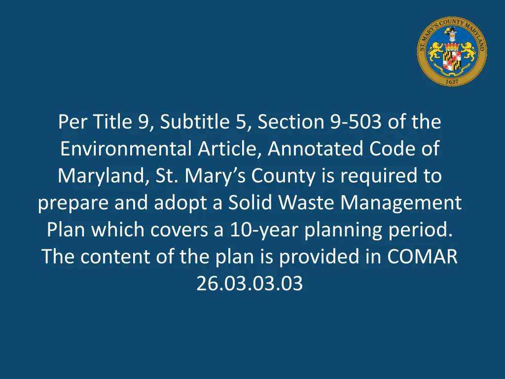 per title 9 subtitle 5 section