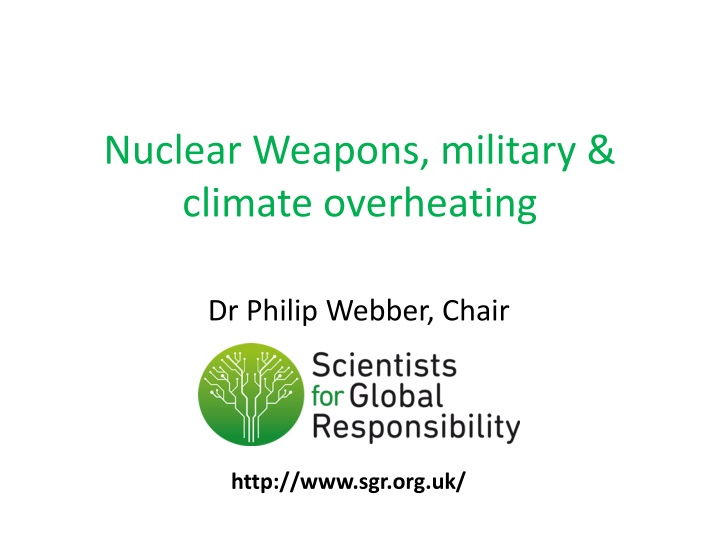 nuclear weapons military climate overheating