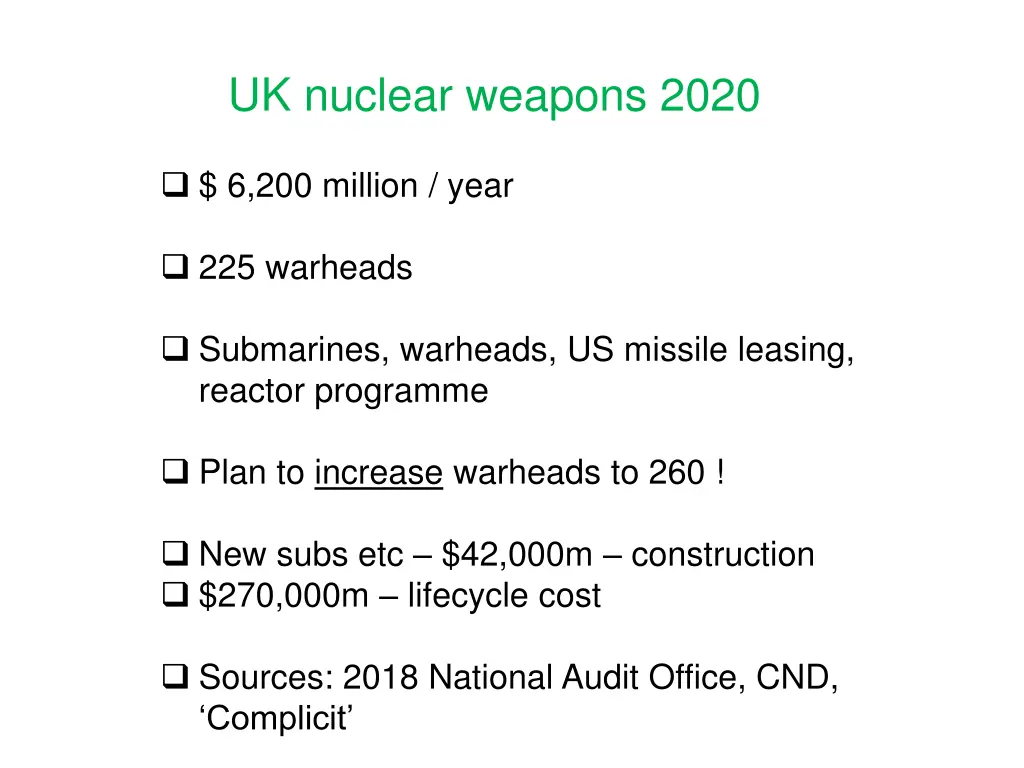 uk nuclear weapons 2020