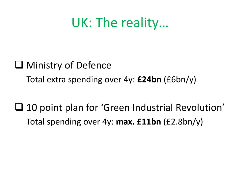 uk the reality