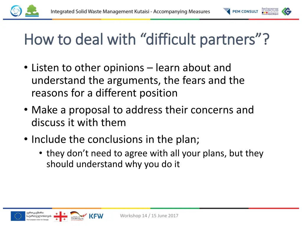 how to deal with difficult partners how to deal