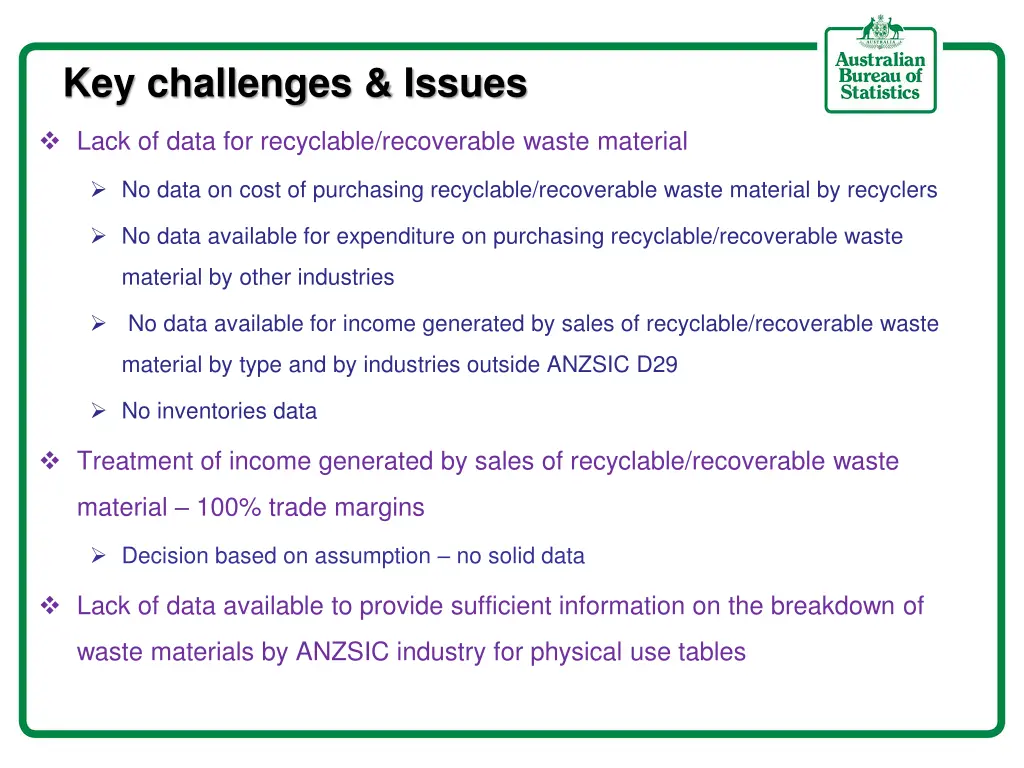key challenges issues