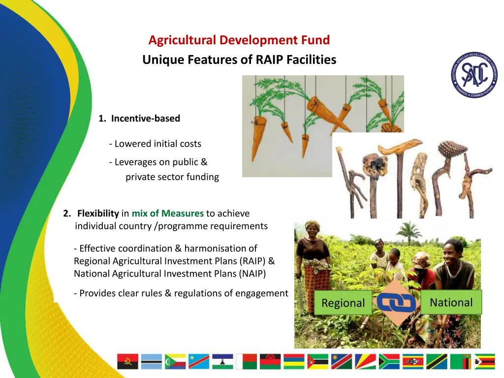 agricultural development fund unique features