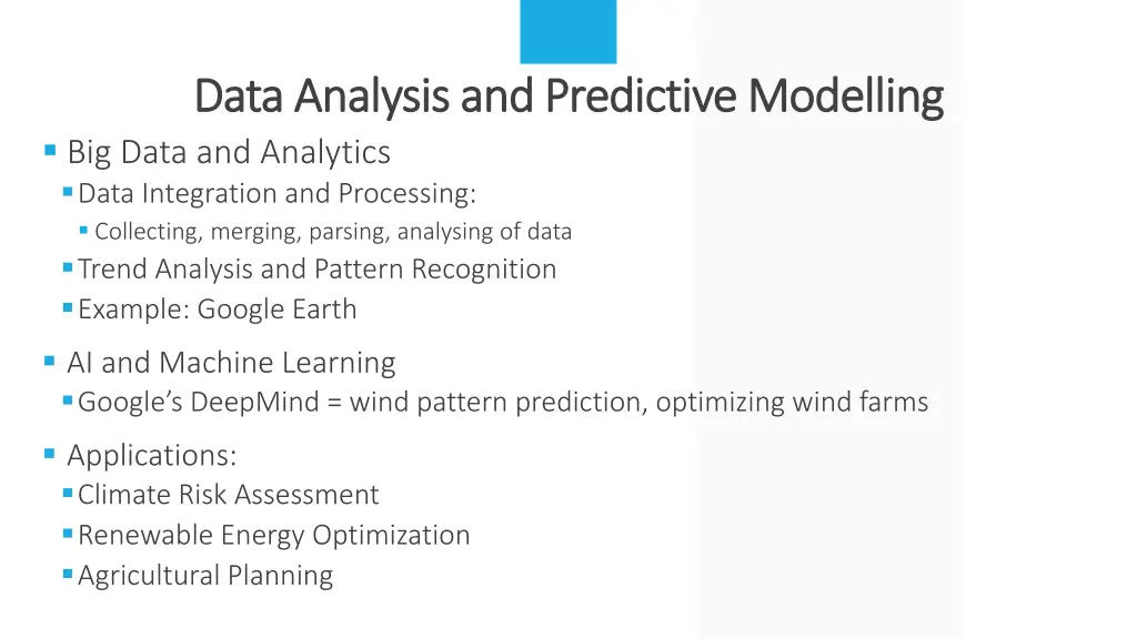 data analysis and predictive modelling data