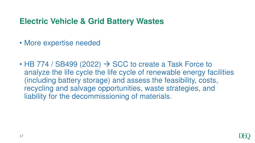 electric vehicle grid battery wastes