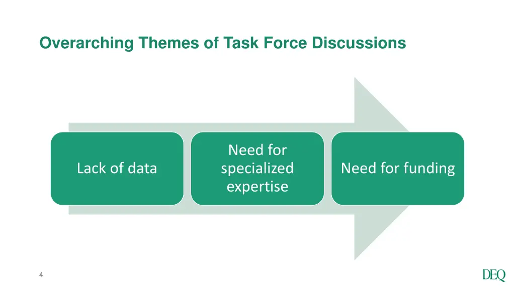 overarching themes of task force discussions