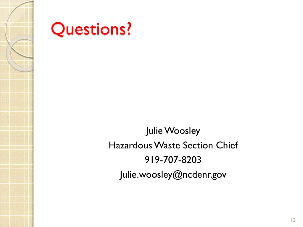questions