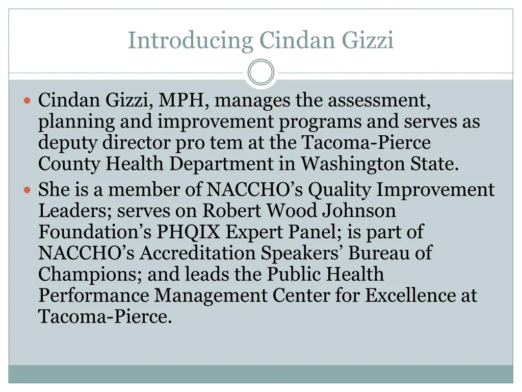 introducing cindan gizzi