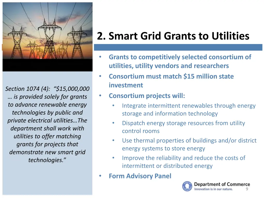 2 smart grid grants to utilities