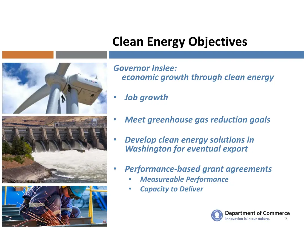 clean energy objectives