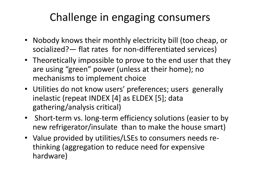 challenge in engaging consumers