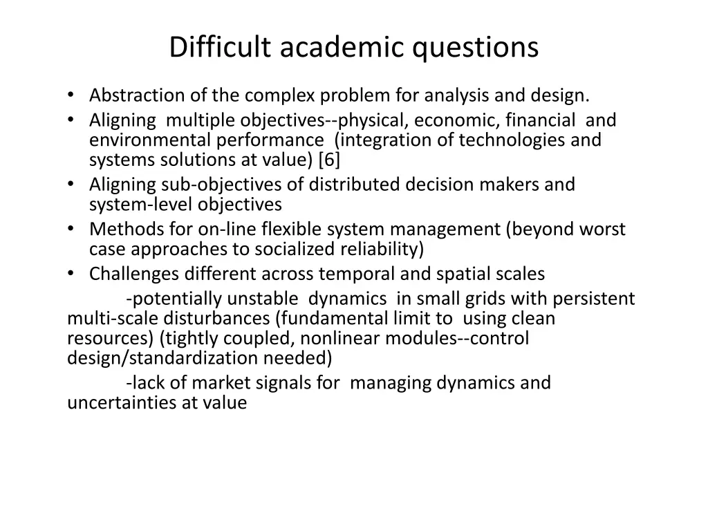 difficult academic questions