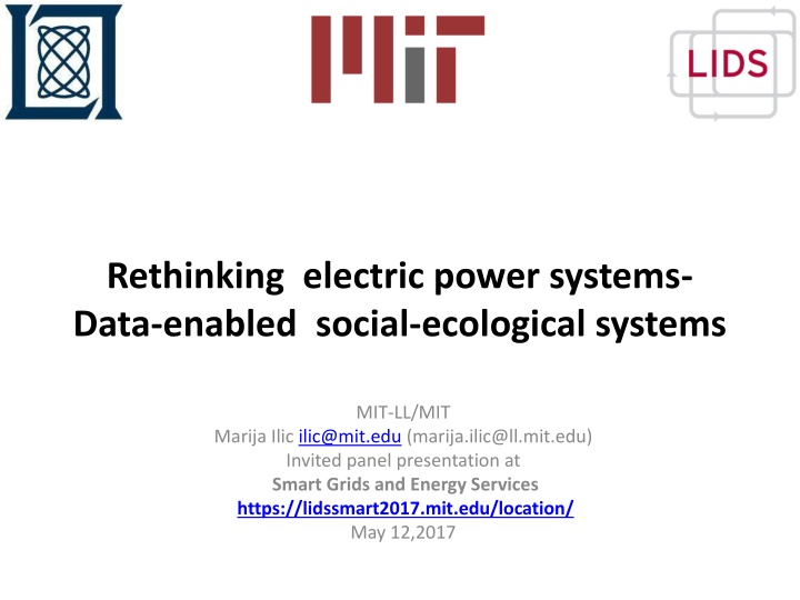 rethinking electric power systems data enabled