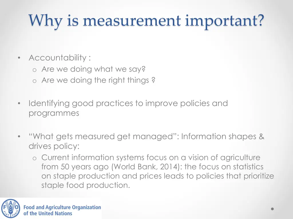 why is measurement important