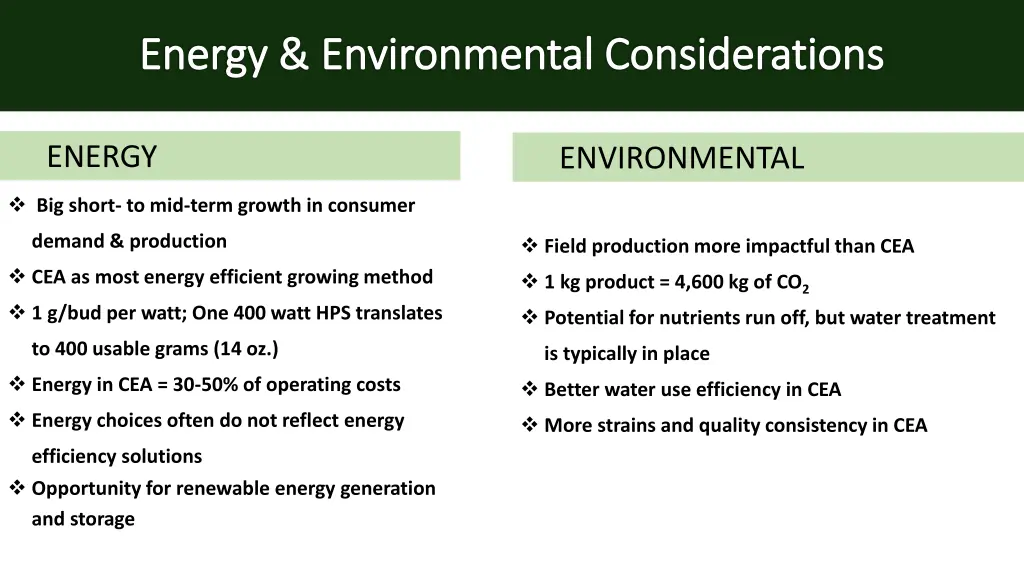 energy environmental considerations