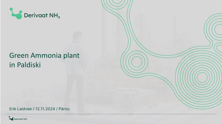 green ammonia plant in paldiski