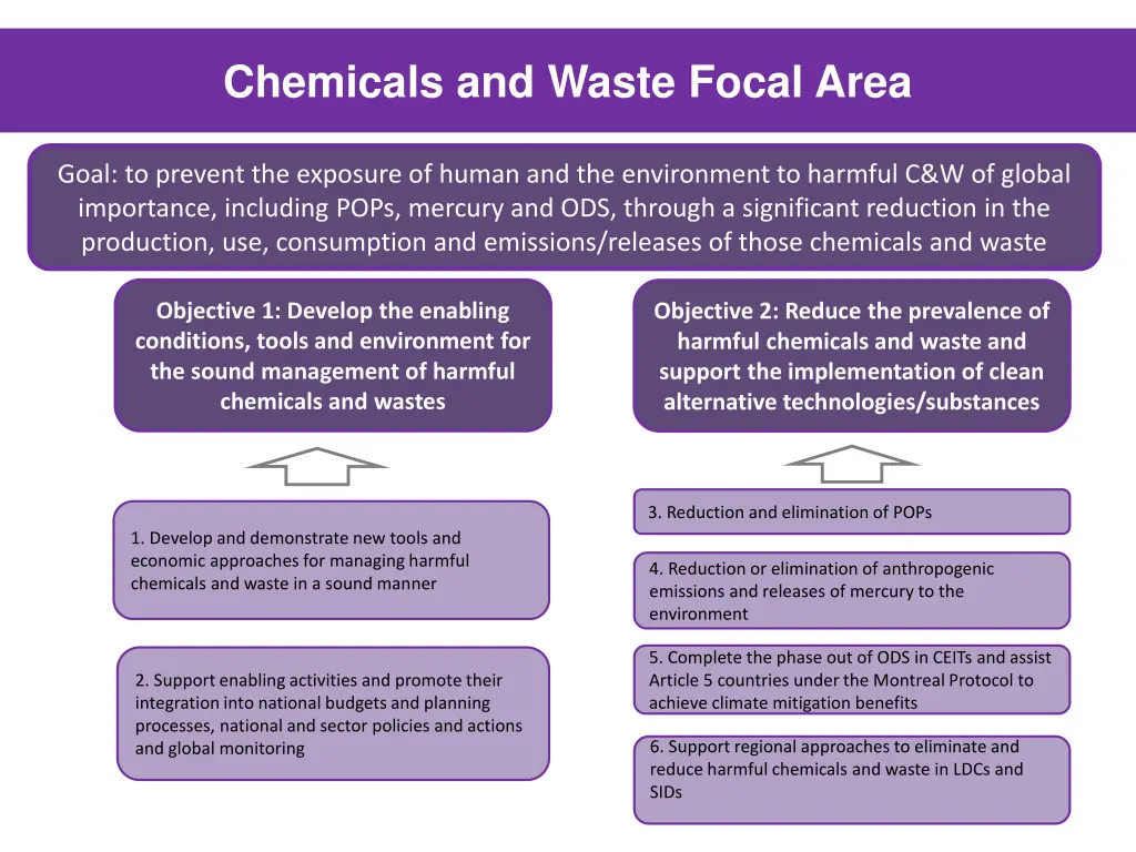 chemicals and waste focal area