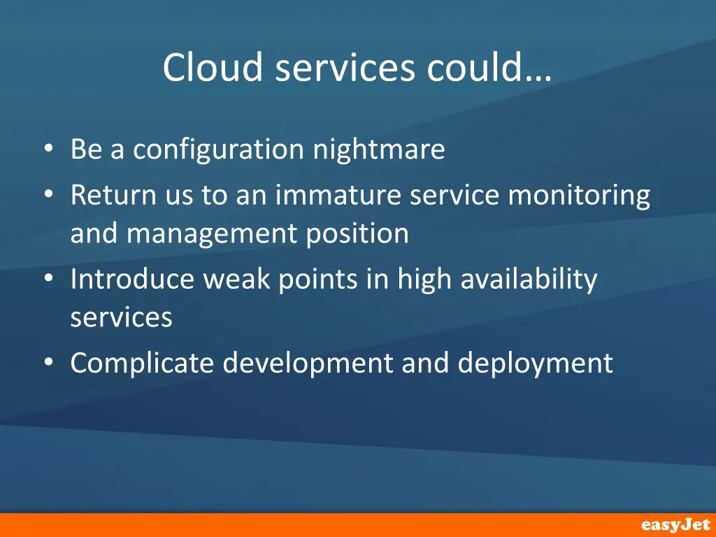 cloud services could