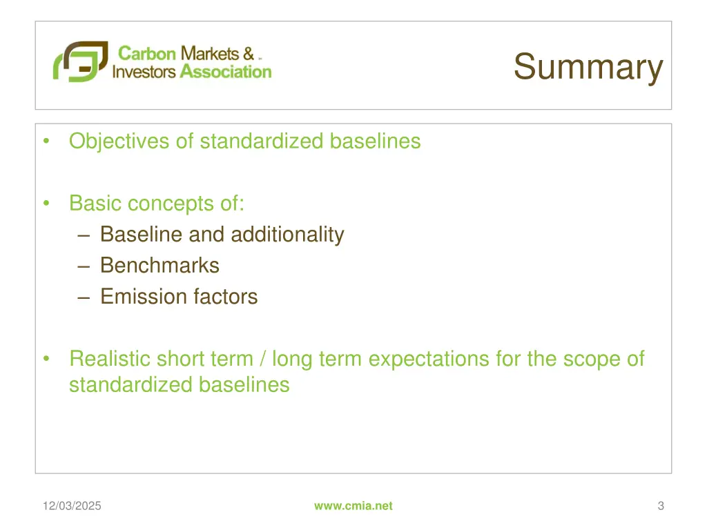 summary