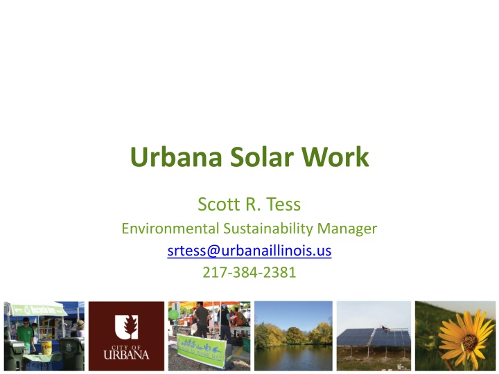 urbana solar work