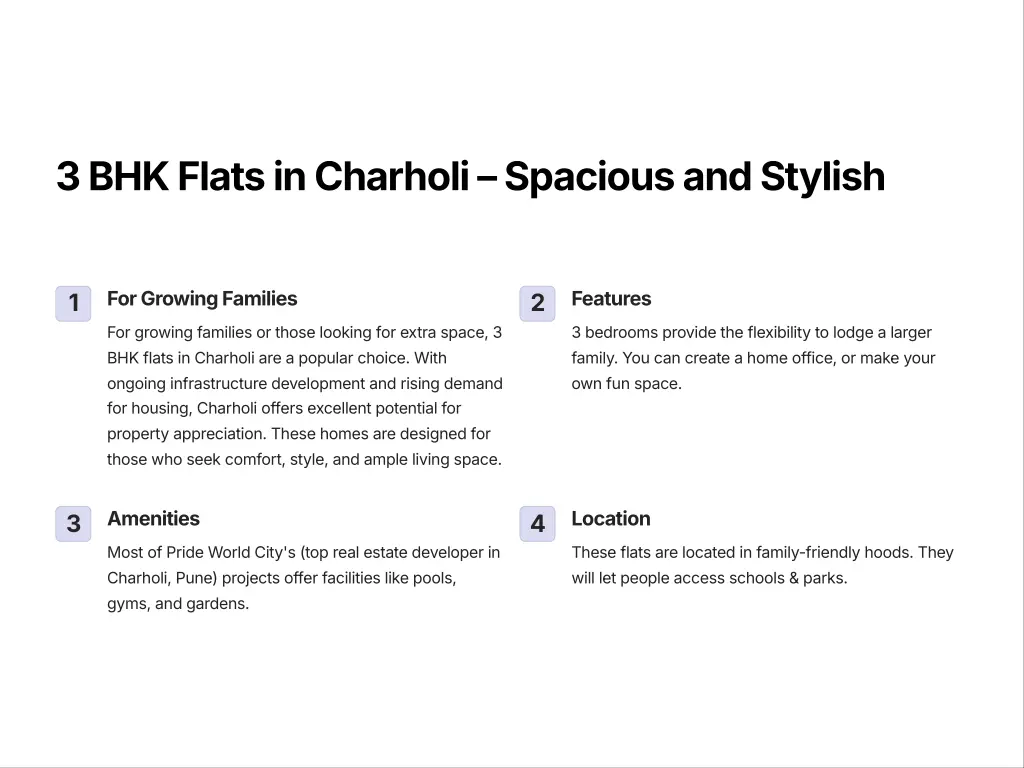 3 bhk flats in charholi 3 spacious and stylish